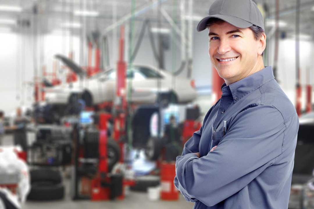 Mechanic In Auto Repair Shop
